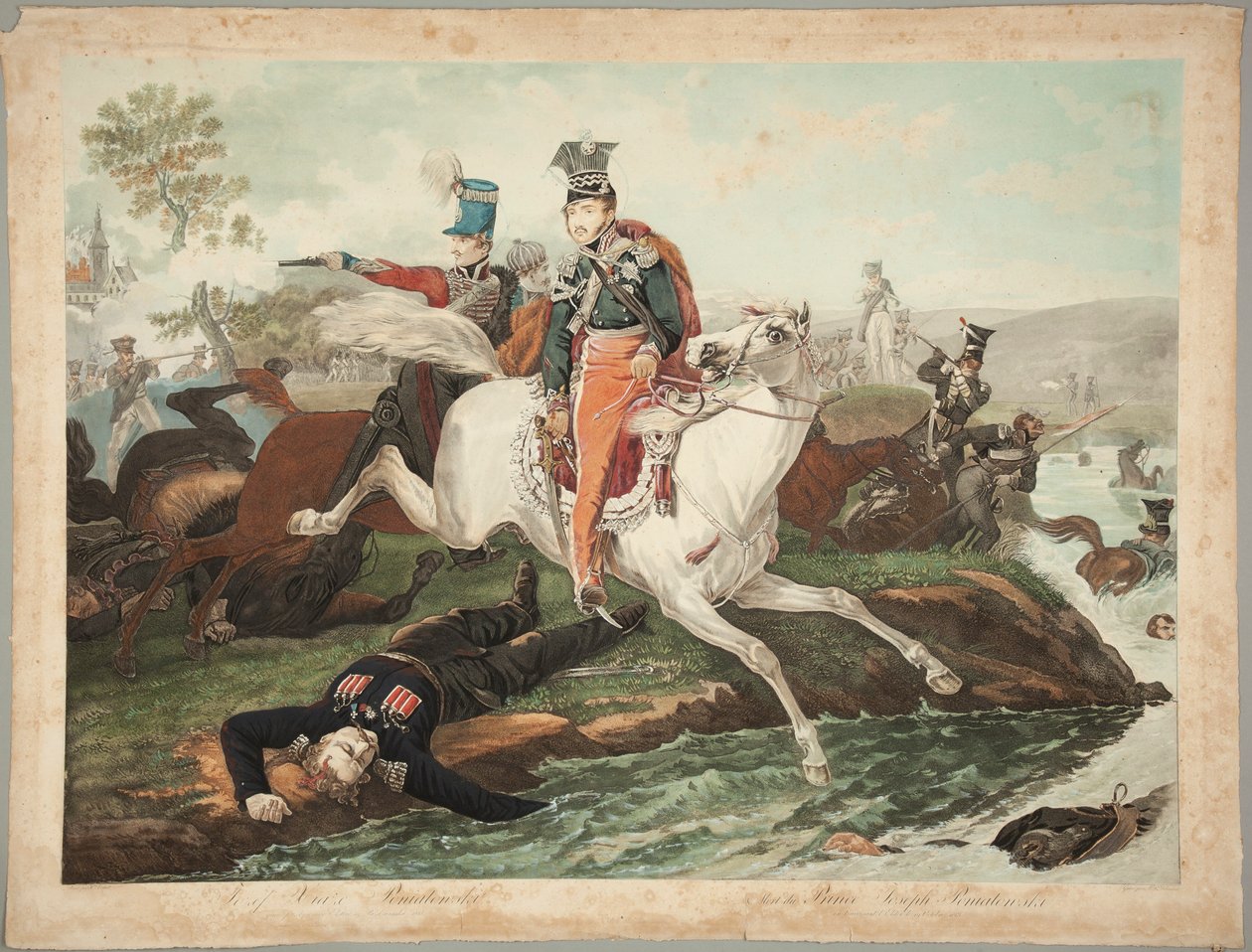 Le prince Józef Poniatowski meurt en traversant l