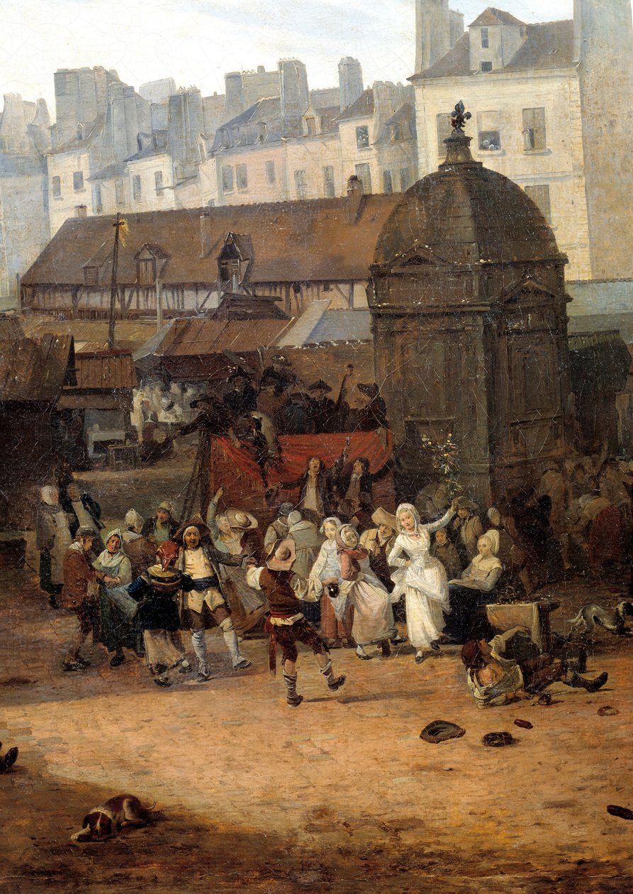 Réjouissances données par la ville de Paris aux Halles le 21/01/1782 à l