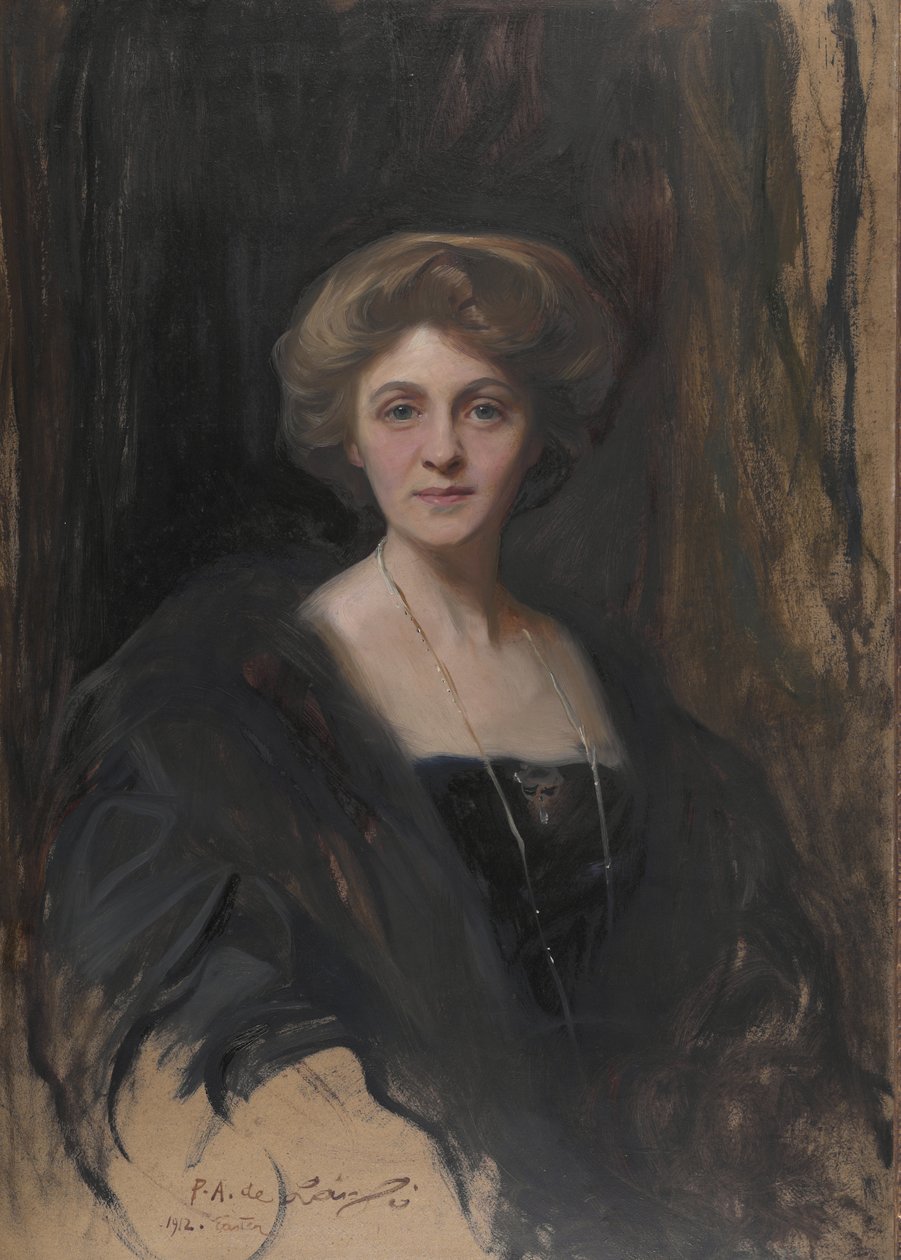 Portrait de la vicomtesse Lee de Fareham (recto) - Philip Alexius de Laszlo