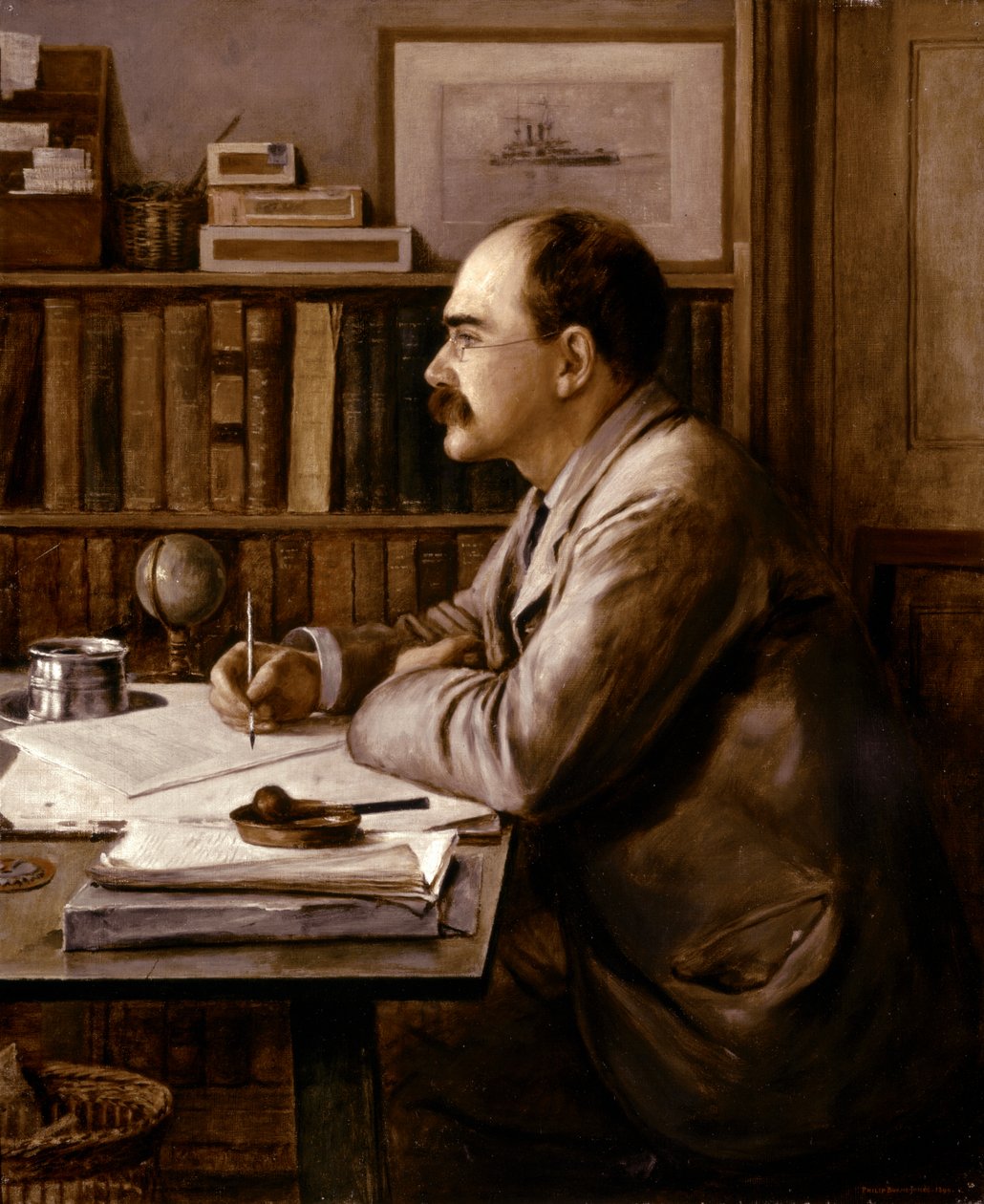 Rudyard KIPLING, Portrait 1899 (huile sur toile) - Philip Burne-Jones