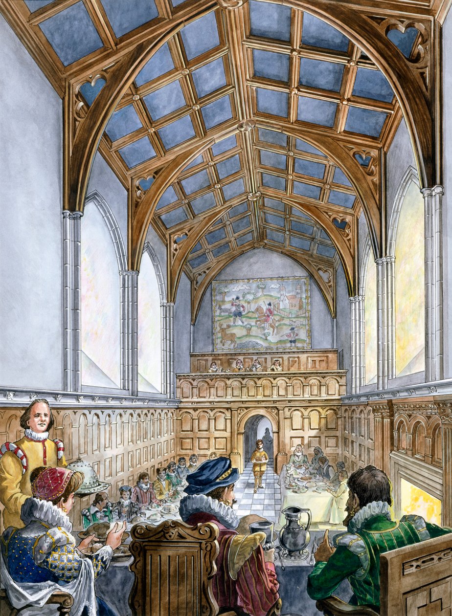 Grande Salle, Vieux Château de Wardour - Philip Corke