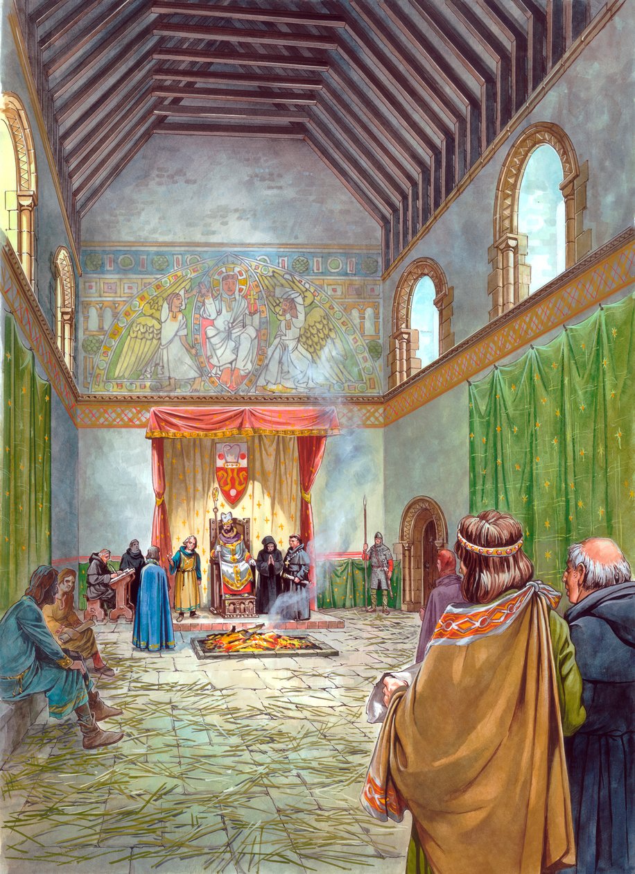 La Grande Salle, Château de Sherborne, XIIIe siècle, vers 1990-2010 - Philip Corke