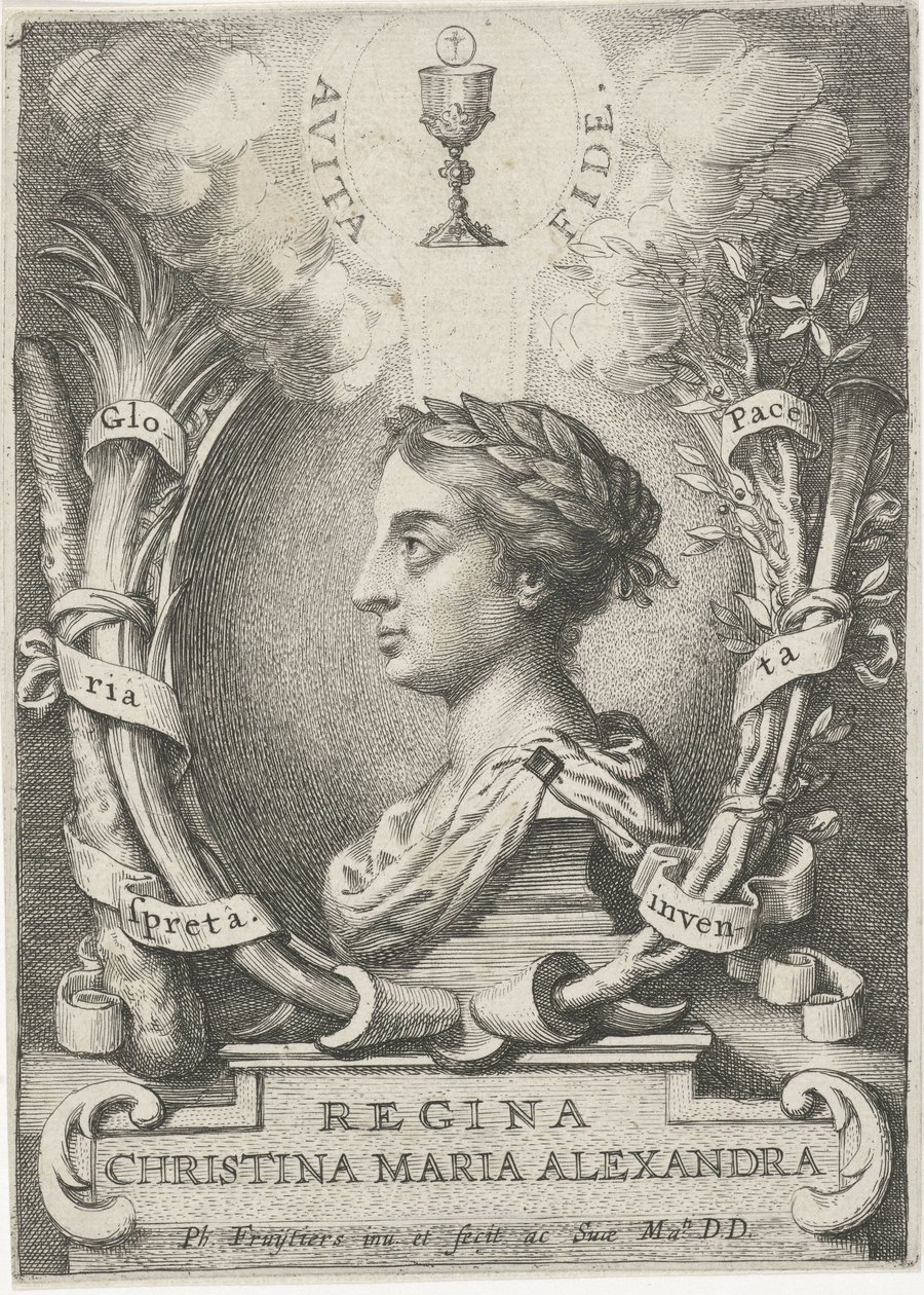 Portrait de Christina, reine de Suède - Philip Fruytiers