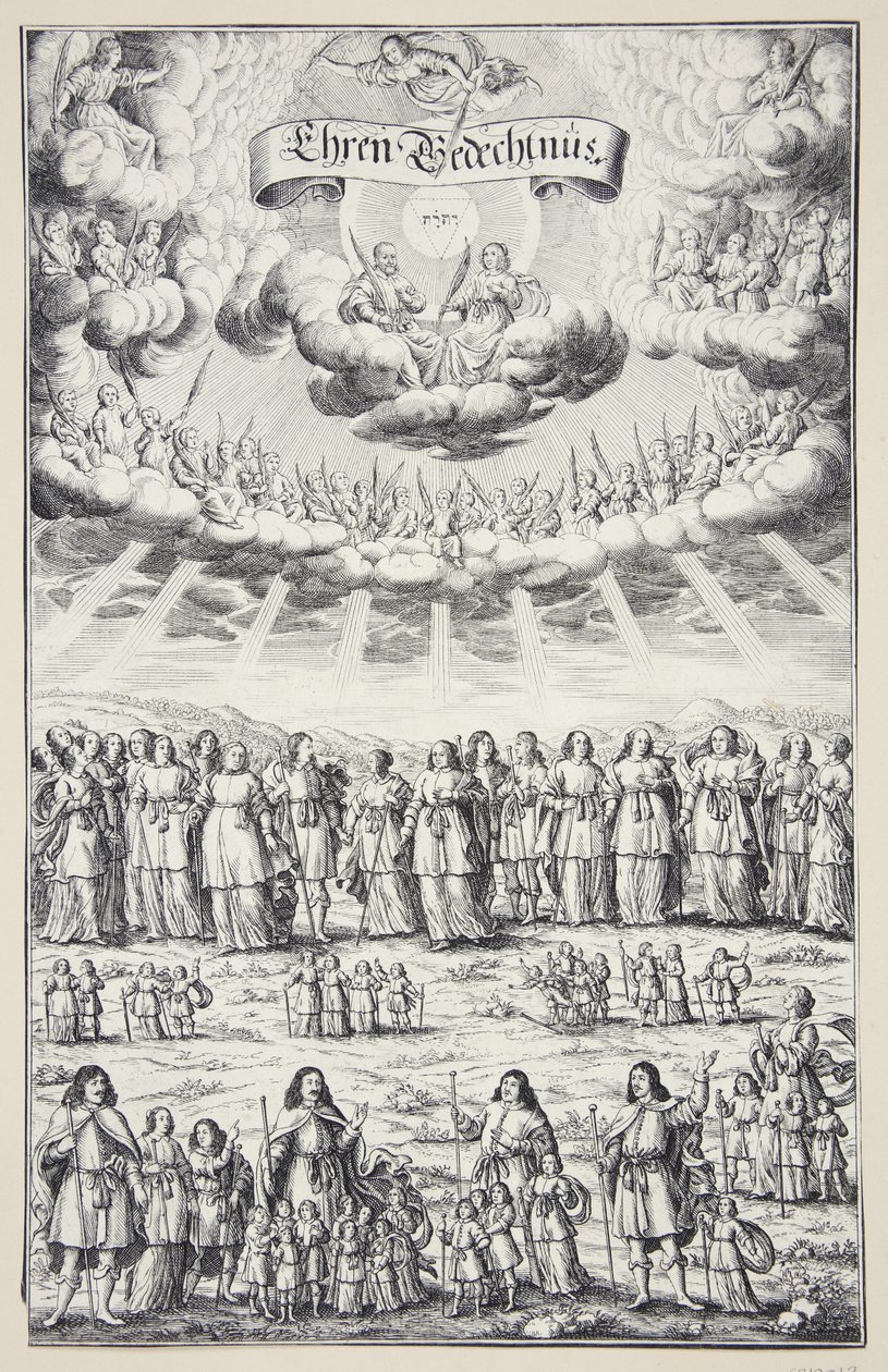 Danois : Notre Seigneur assigne des devoirs aux trois tribus - Philip Galle