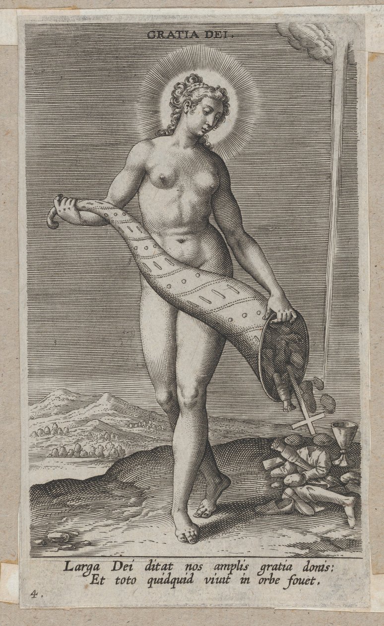 Gratia Dei, de Prosopographia, vers 1585-90 - Philip Galle