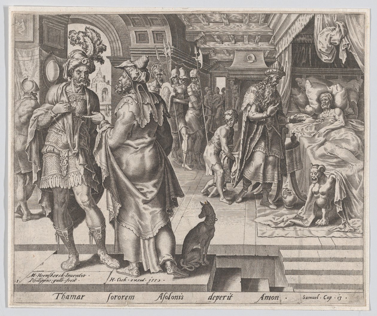 Jonadab conseillant Amnon, de L