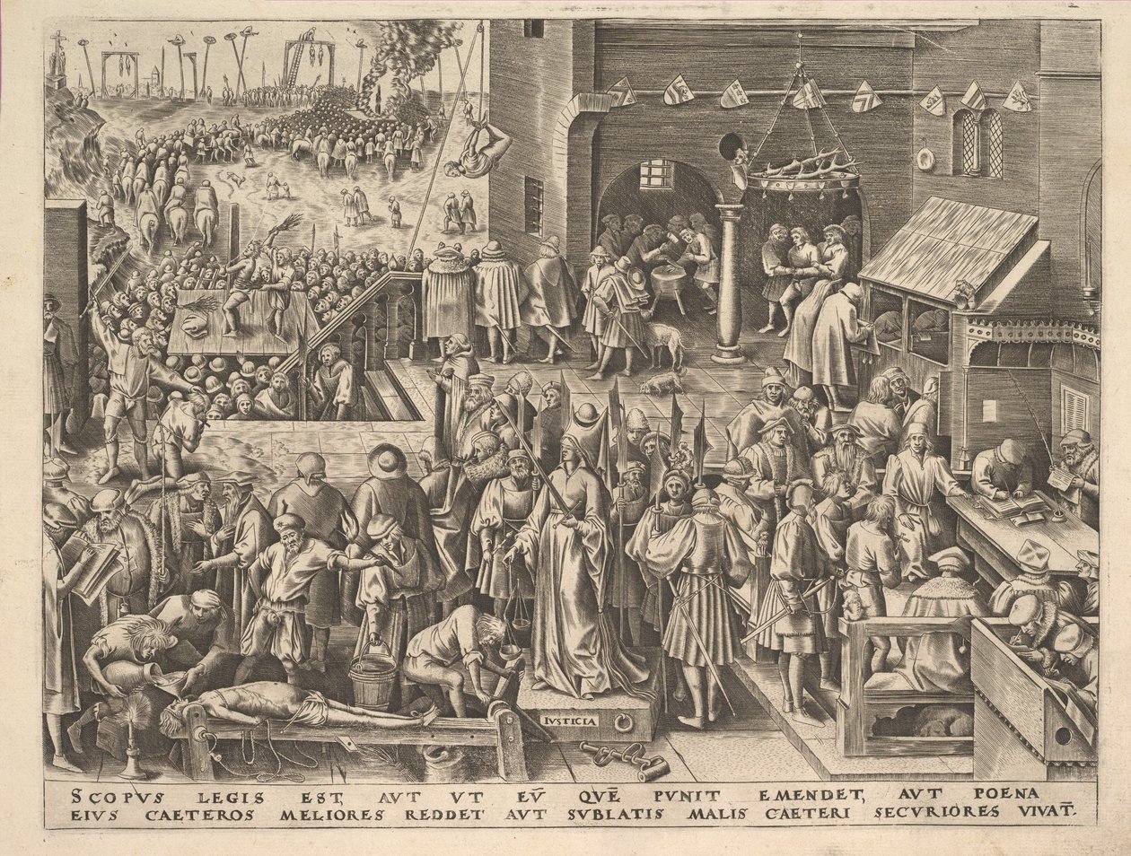 Justice de Les Vertus - Philip Galle