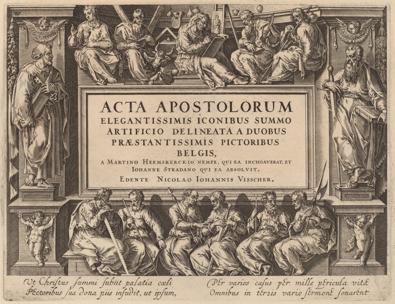 Page de titre - Philip Galle after Maerten van Heemskerck after Jan van der Straet