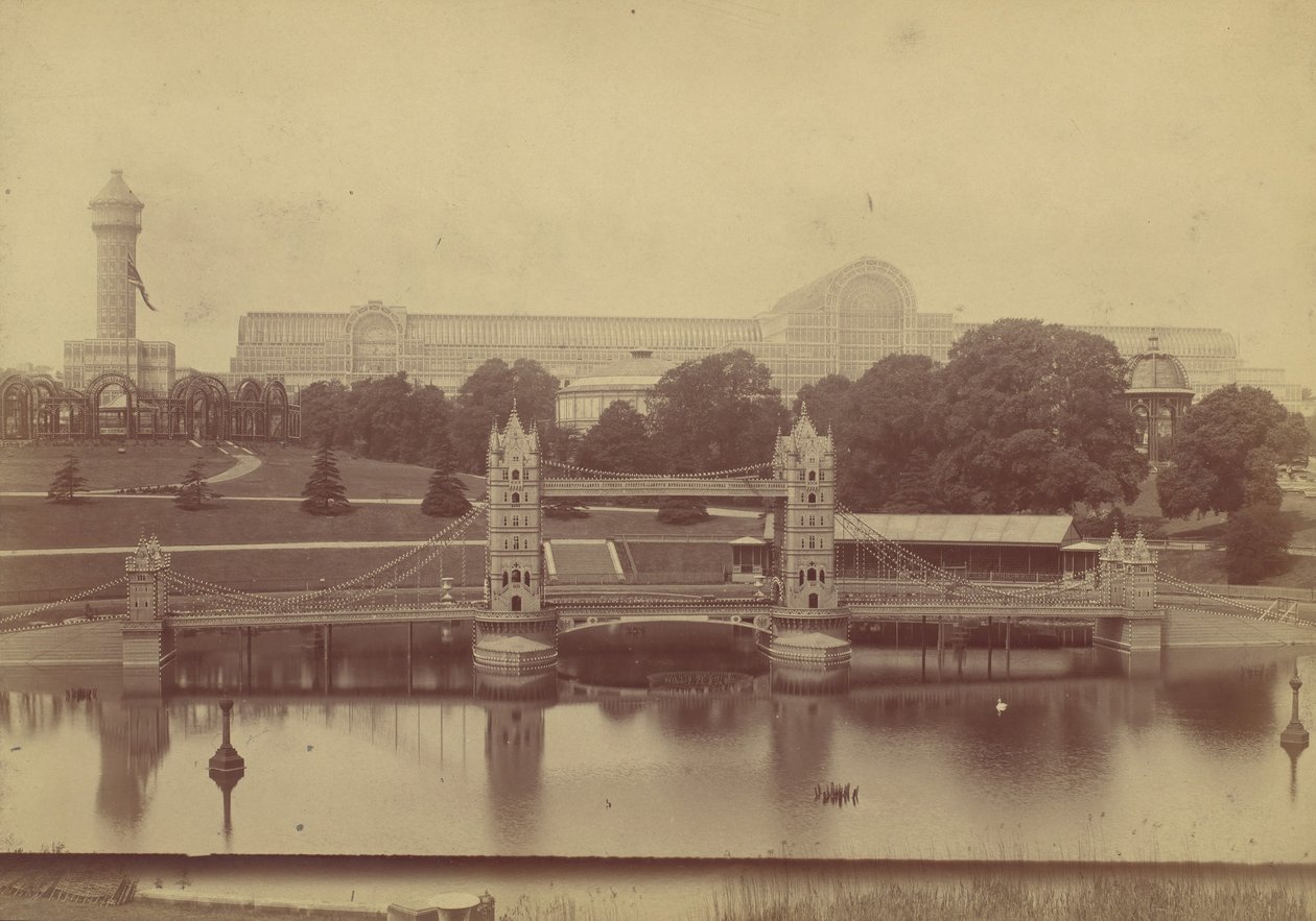Progrès du Crystal Palace à Sydenham, 1854 - Philip Henry Delamotte