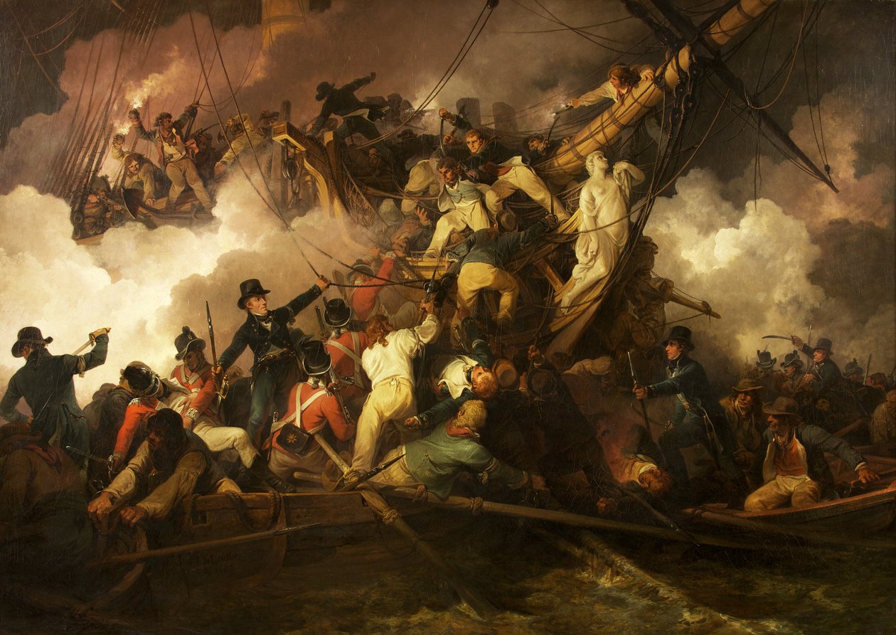 La Capture de la corvette française 