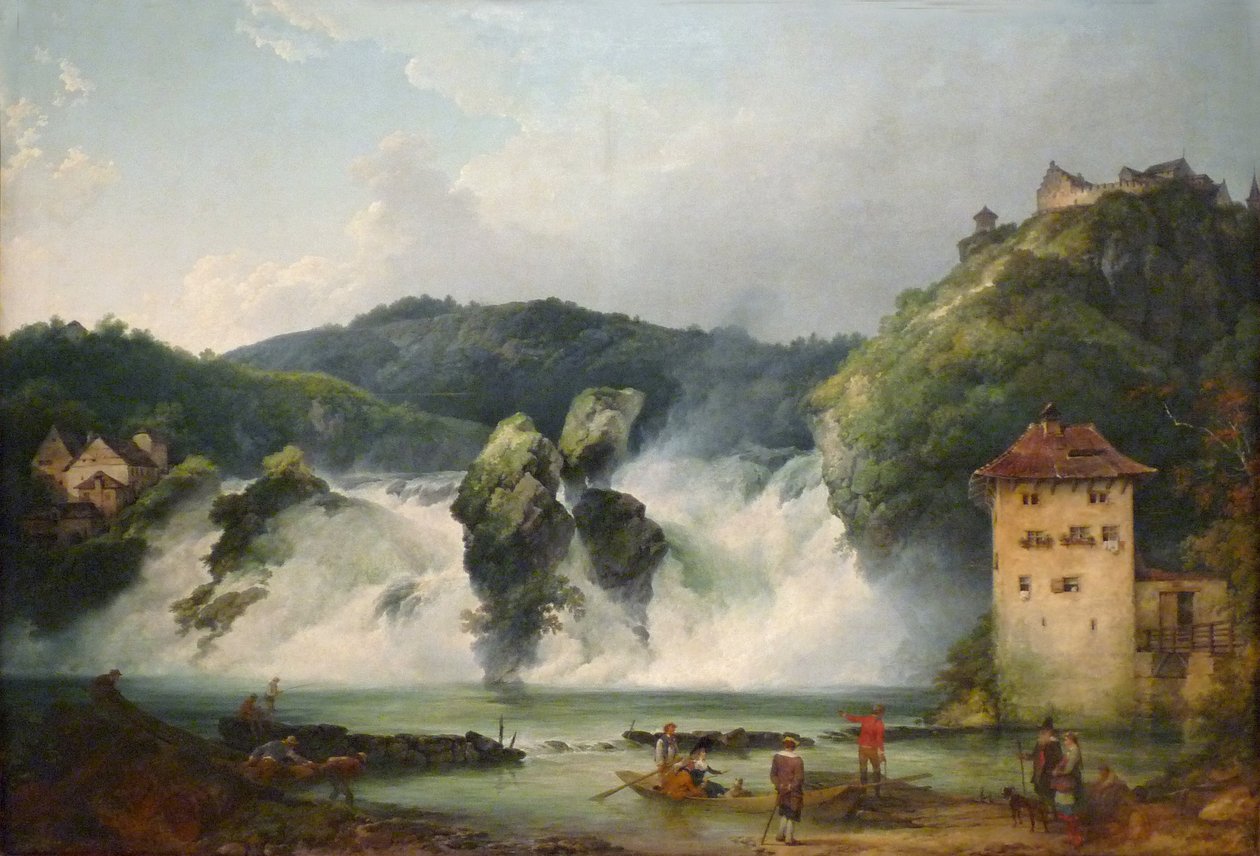 Les chutes du Rhin à Schaffhouse - Philip James de Loutherbourg