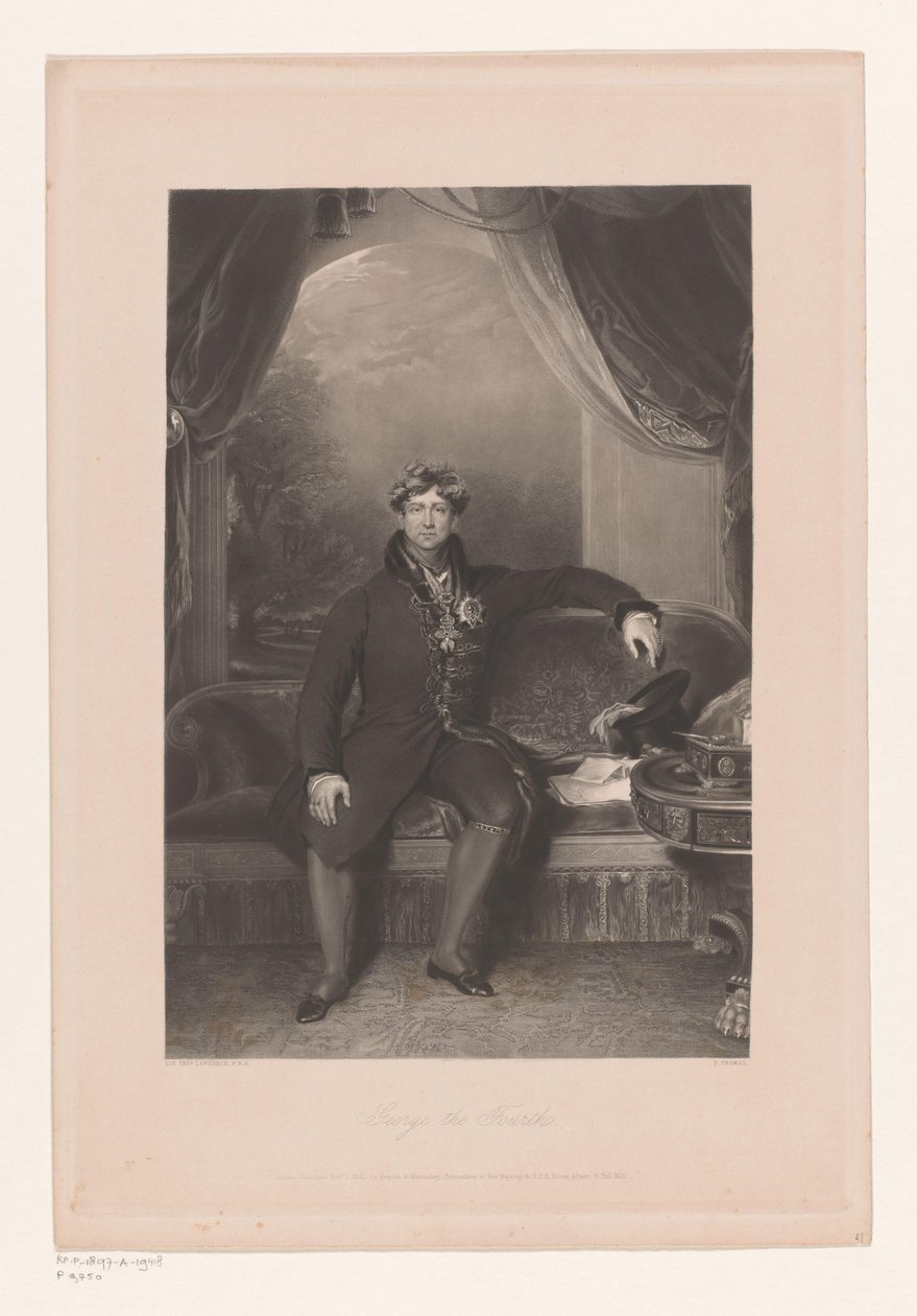 Portrait de George IV, roi d