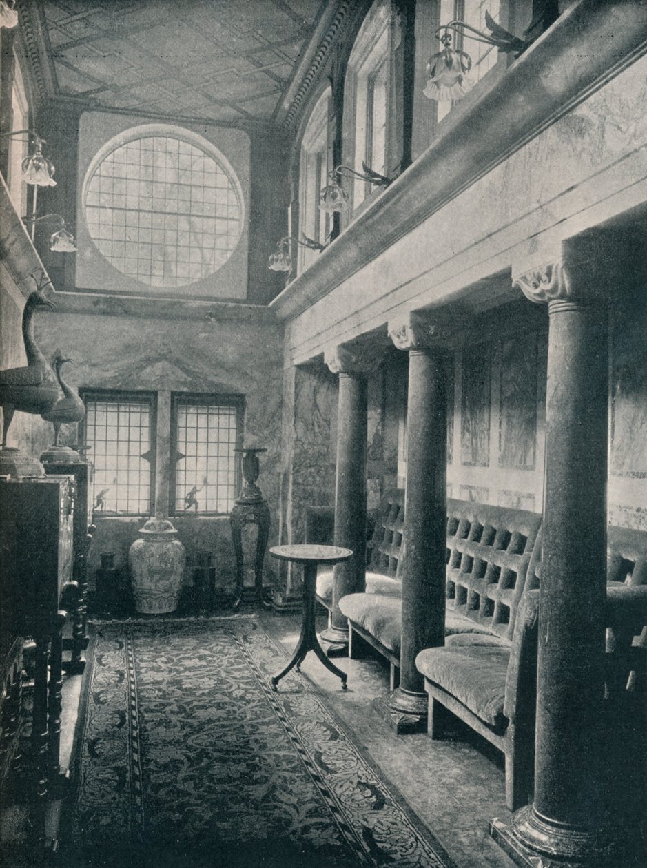 Hall de marbre au No 1 Holland Park, 1898 - Philip Webb