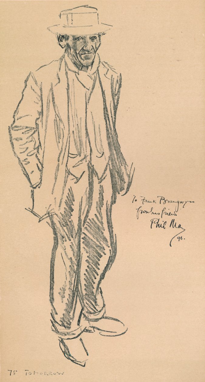 Autoportrait de Phil May, 1896, 1903 - Philip William May