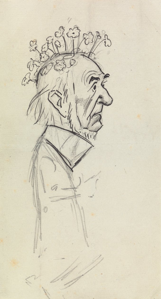 Caricature de Gladstone - Philip William May