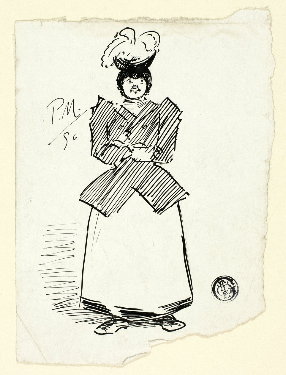 Caractère féminin de Londres - Philip William May