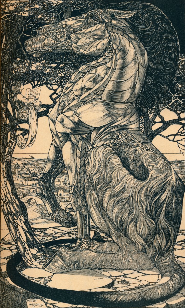 Rustum et le Simoorg, vers 1897 | Philip William May