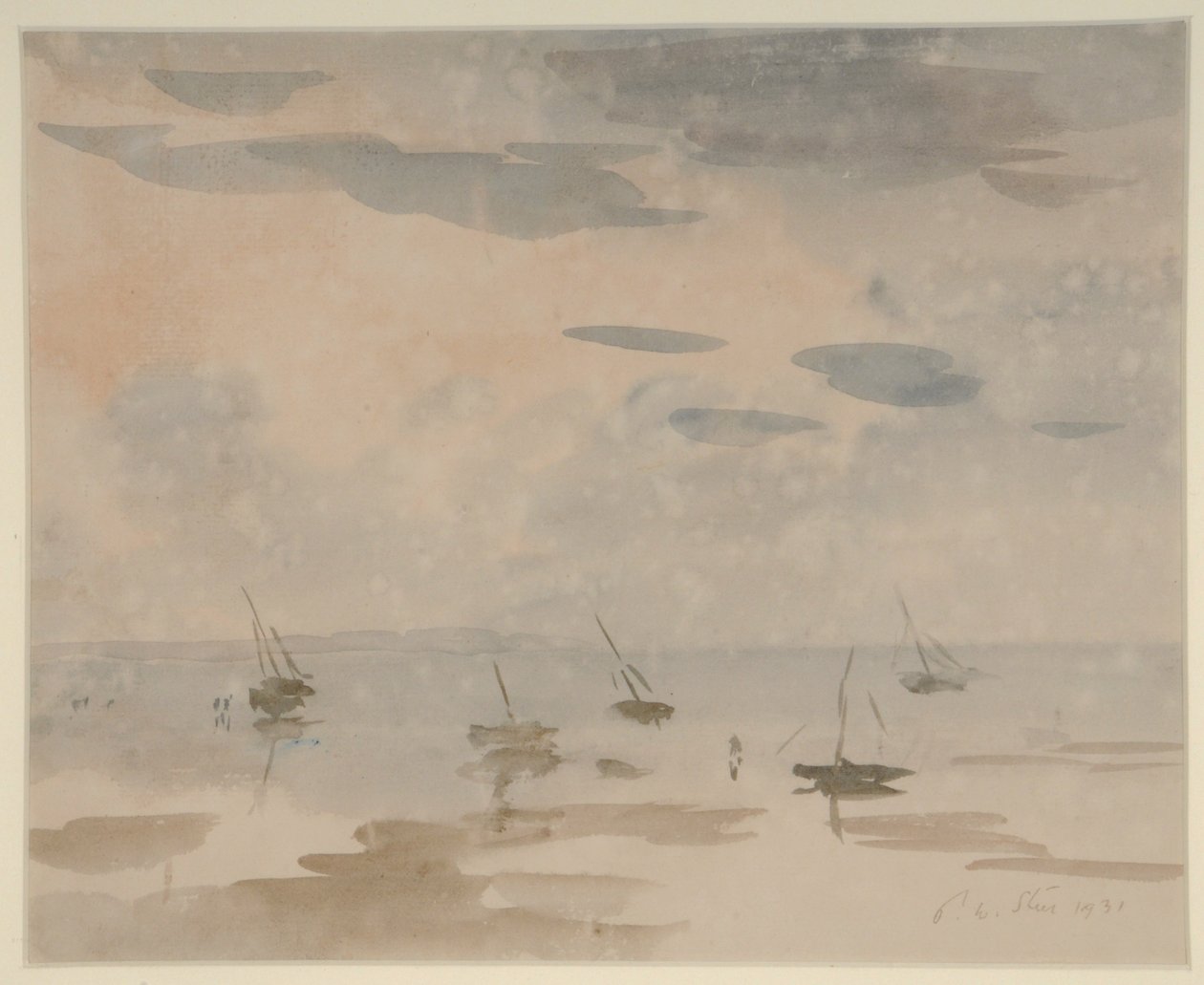 (aquarelle sur papier) - Philip Wilson Steer