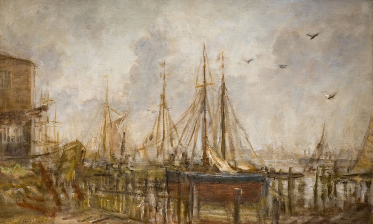 Un chantier naval, Shoreham, Sussex - Philip Wilson Steer