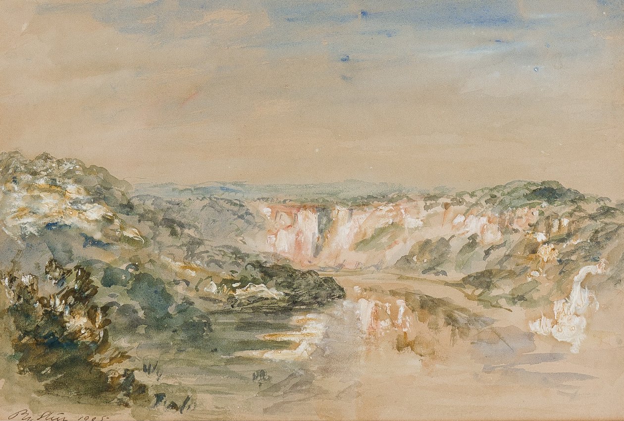 Le Méandre de la Rivière, près de Chepstow, Monmouthshire, 1905 - Philip Wilson Steer
