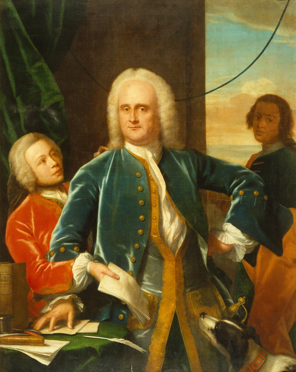 Jan Albert Sichterman avec son fils Jan Albert - Philip van Dyck