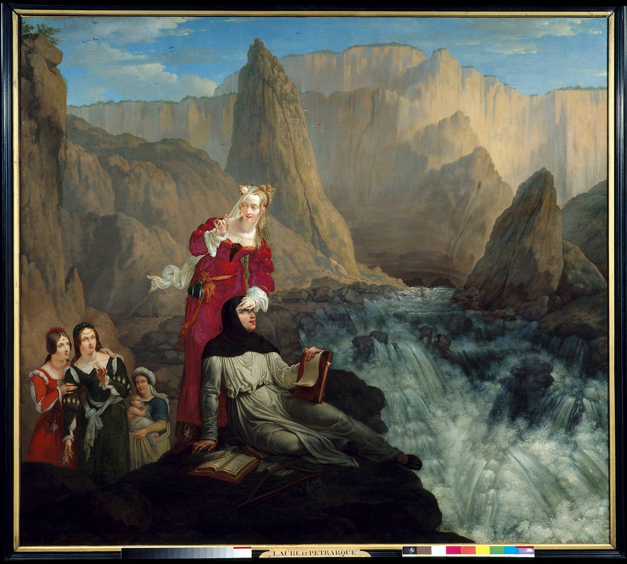 Laure et Pétrarque à Fontaine de Vaucluse - Philipe Jacques van Bree