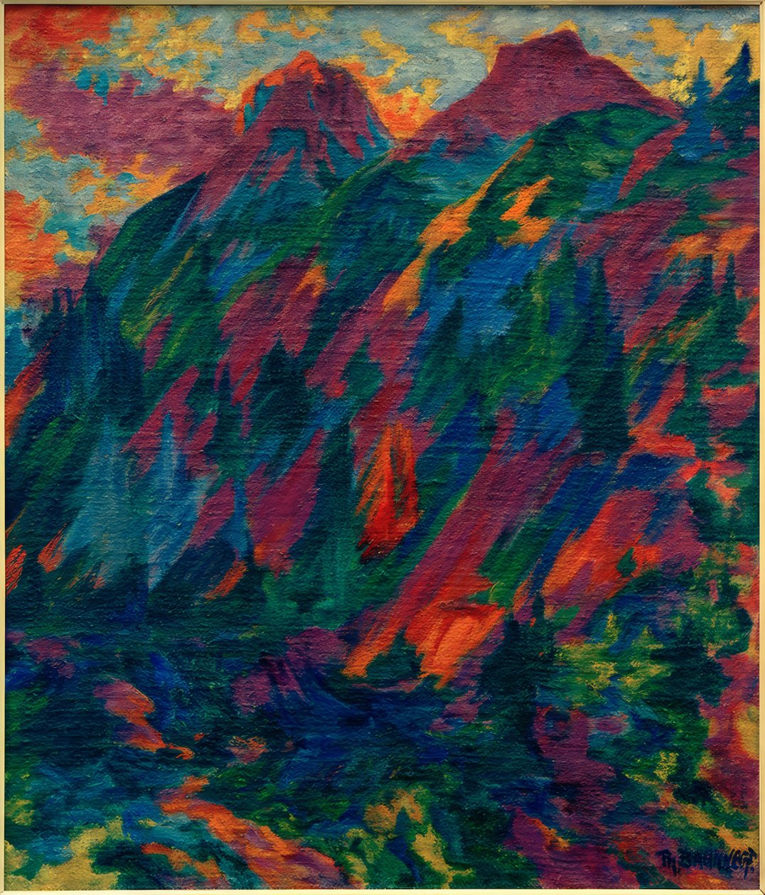 Soir en montagne - Philipp Bauknecht