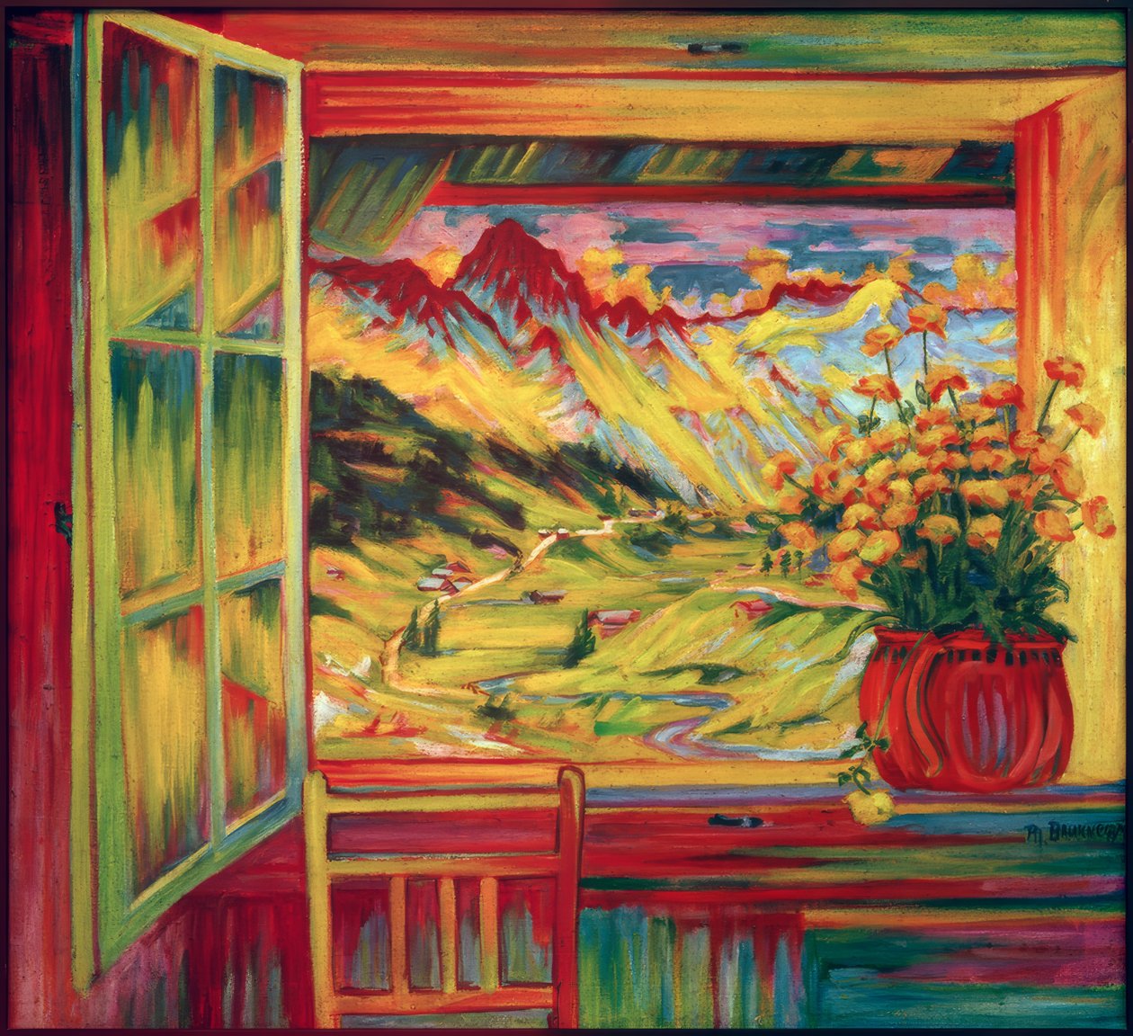 Vue depuis la fenêtre - Philipp Bauknecht