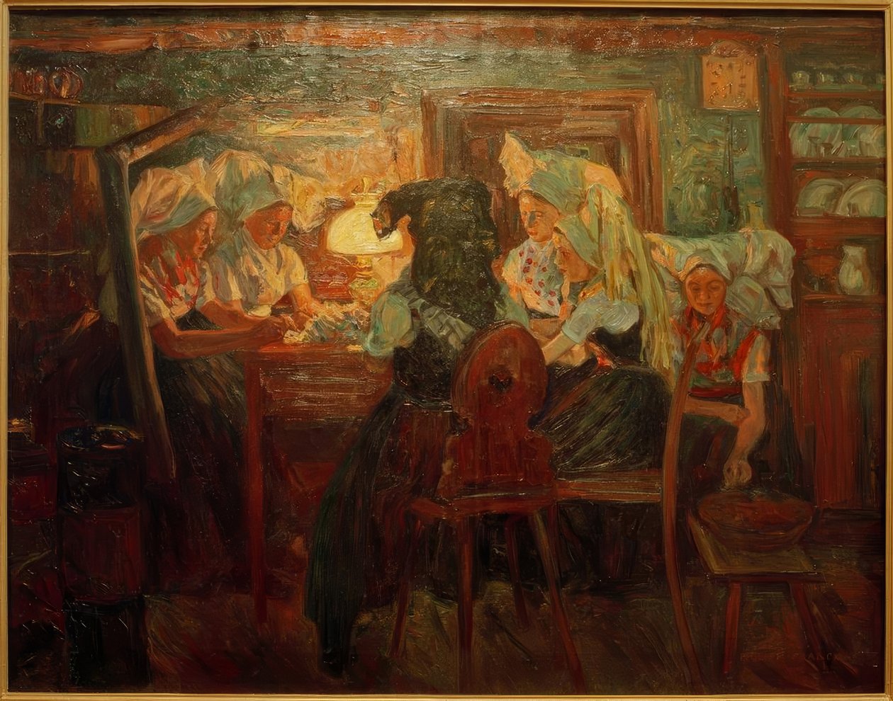 À la lumière de la lampe - Philipp Franck