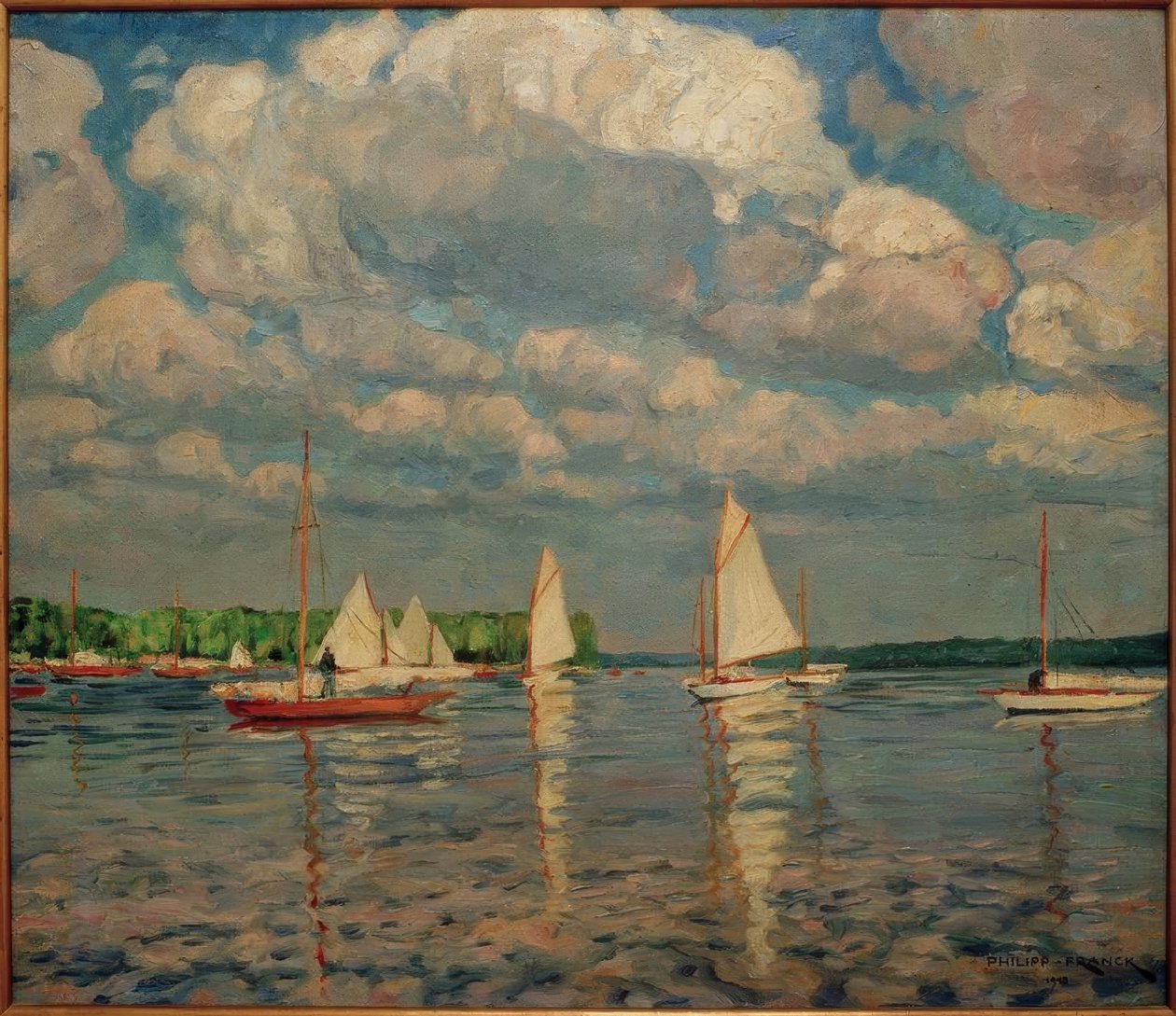 Voiliers sur le Wannsee - Philipp Franck
