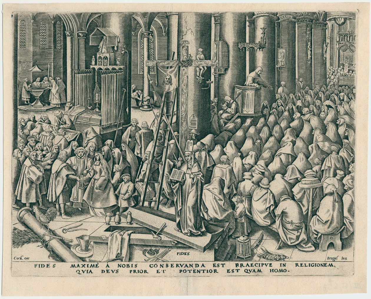 Fides (Foi) des Sept Vertus - Philipp Galle