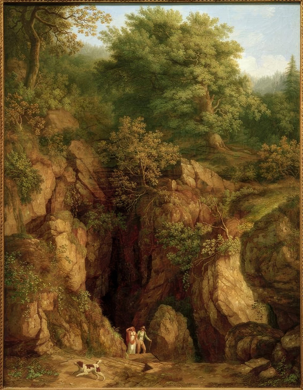 Grotte de Saint François au Mont Verna I - Philipp Hackert