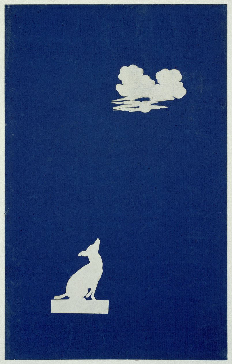Un chien hurlant à la lune - Philipp Otto Runge