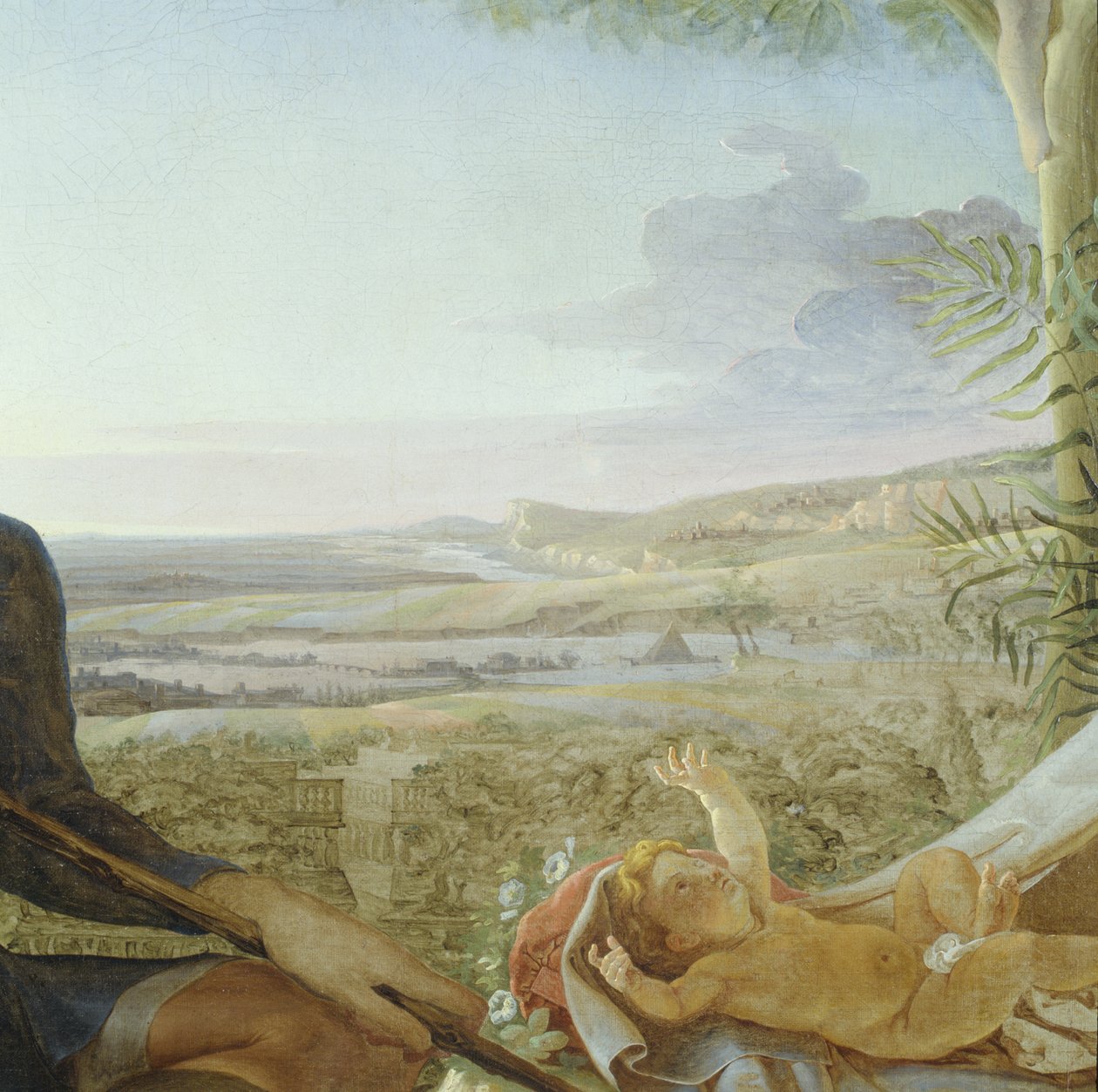 Enfant Jésus et paysage du Repos pendant la fuite en Égypte, (détail) - Philipp Otto Runge