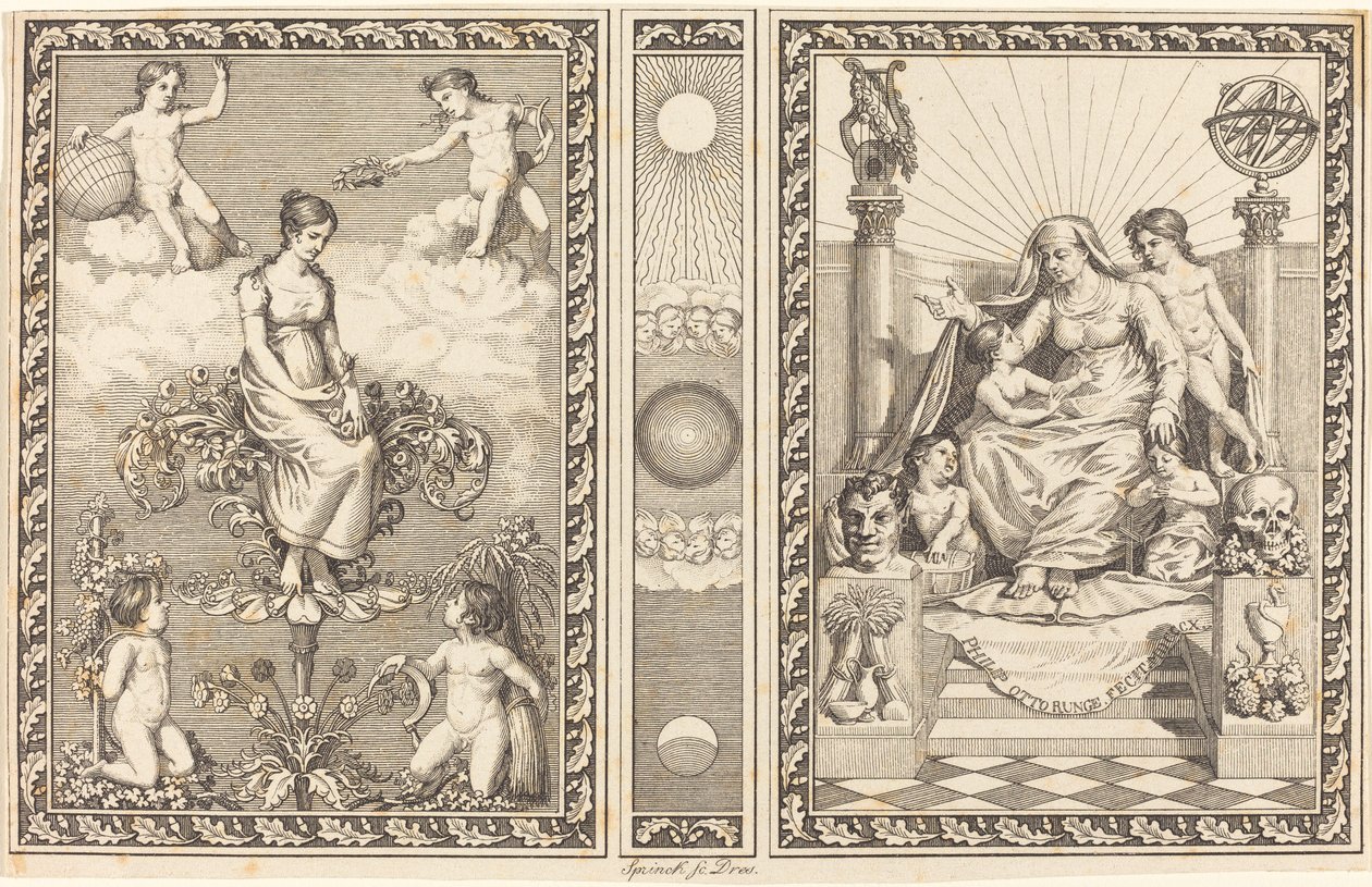 Conception pour un calendrier - Philipp Otto Runge