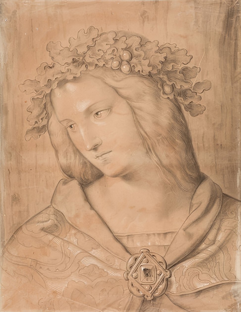 Germania, buste, étude pour la fresque - Philipp Veit