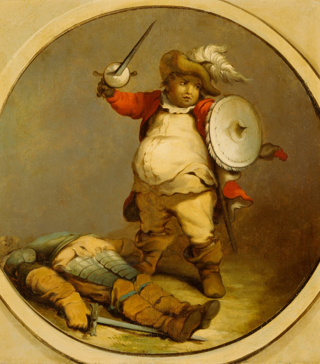 Falstaff avec le corps de Hotspur - Philippe Jacques de Loutherbourg