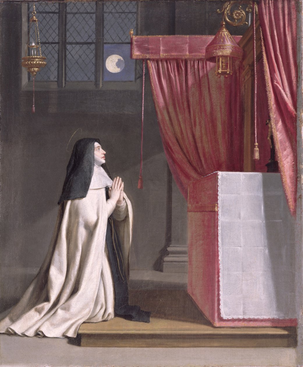 La vision de Sainte Julienne (11912-1258) de Mont Cornillon - Philippe de Champaigne