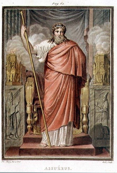 Assuérus, costume pour 