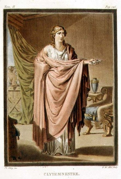 Clytemnestre, costume pour 