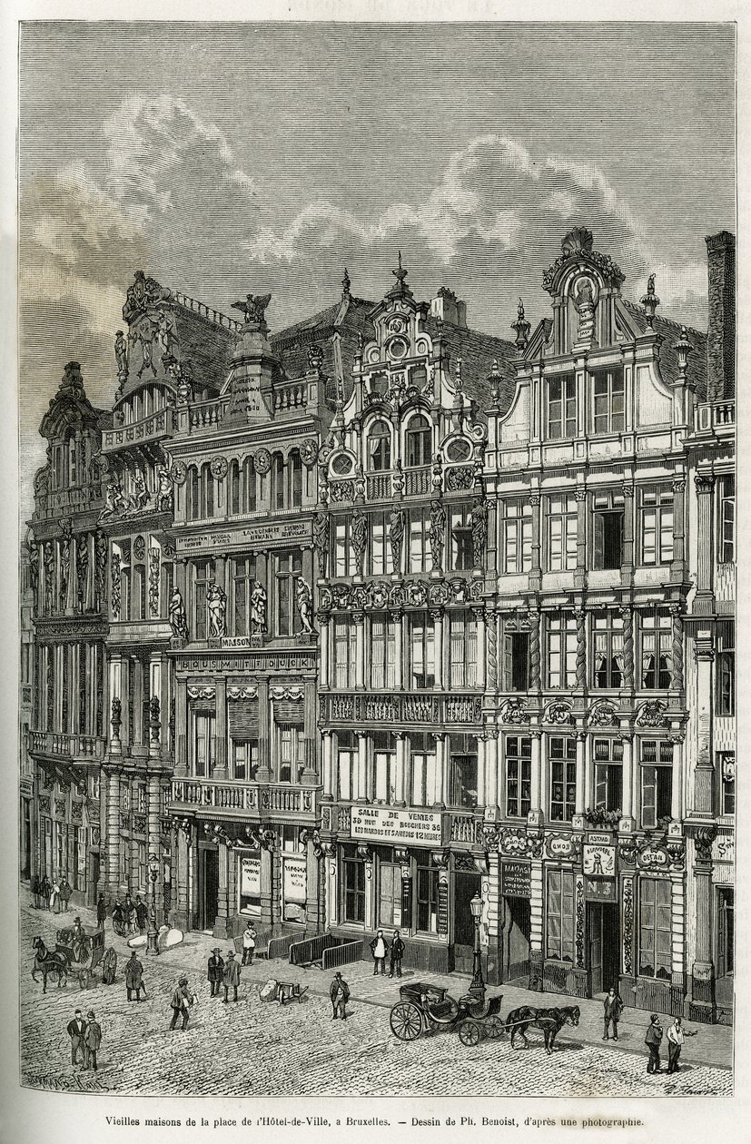 Vieilles maisons sur la place de l