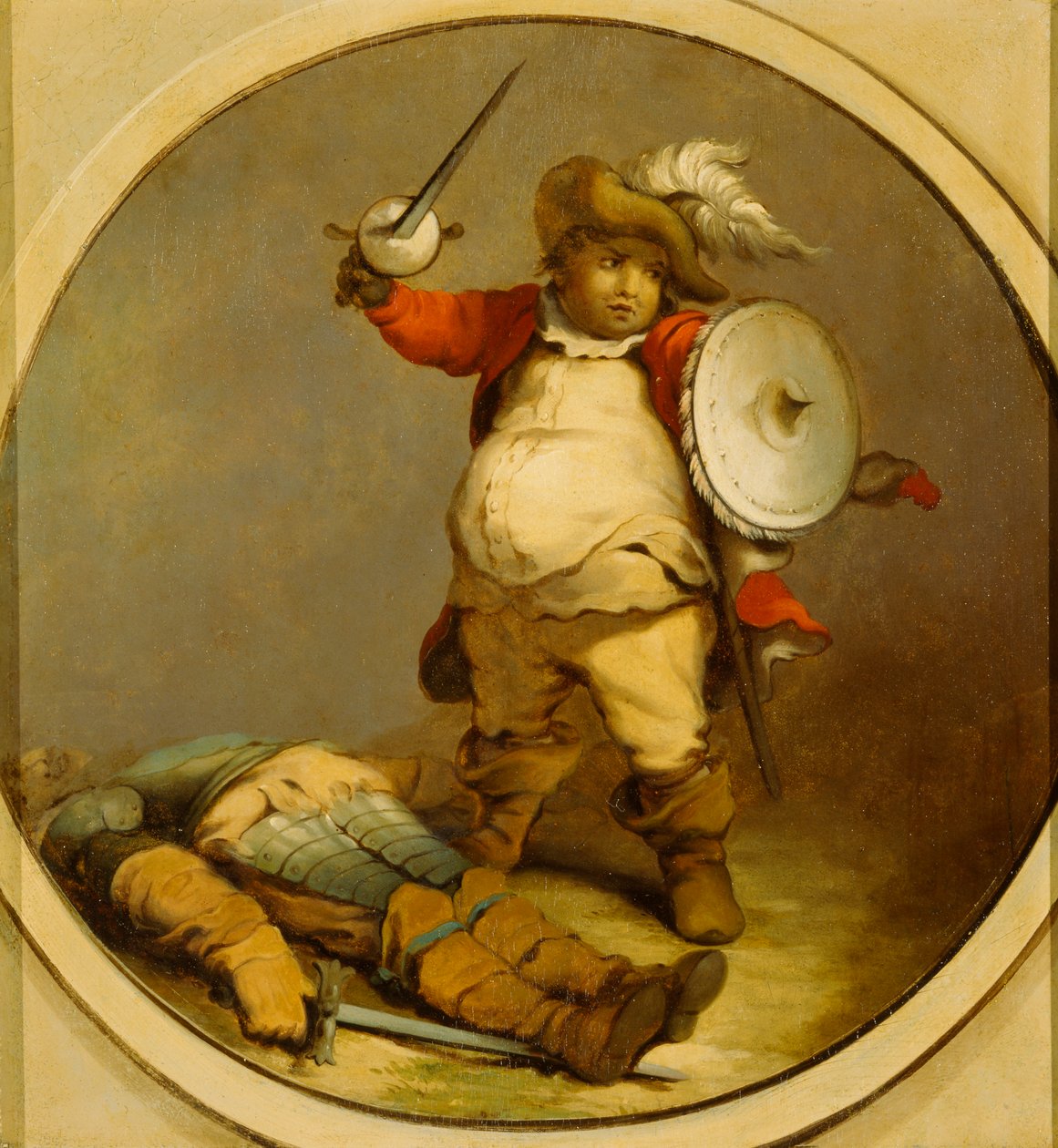 Falstaff avec le corps de Hotspur - Philippe Jacques de Loutherbourg