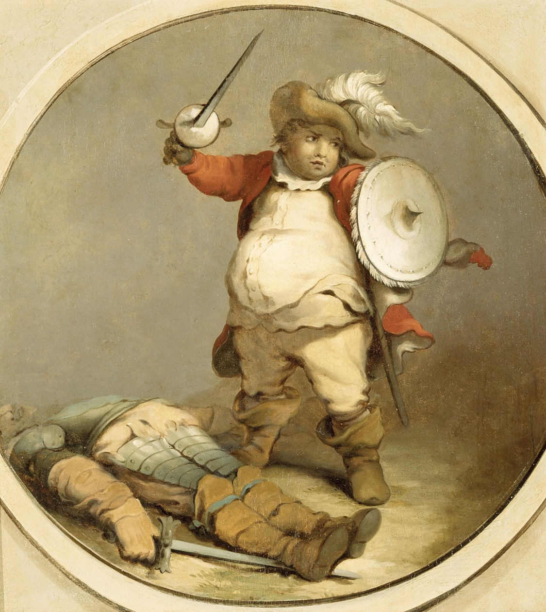 Falstaff avec le corps de Hotspur, vers 1786 - Philippe Jacques de Loutherbourg