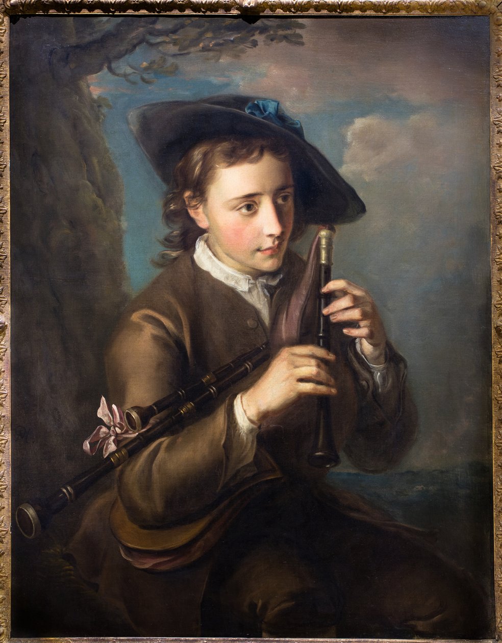 Piper, vers 1740 (Huile sur toile) - Philippe Mercier