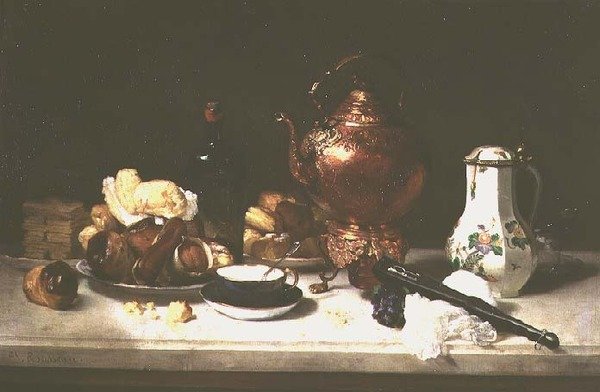 Nature morte, ou Cinq heures - Philippe Rousseau