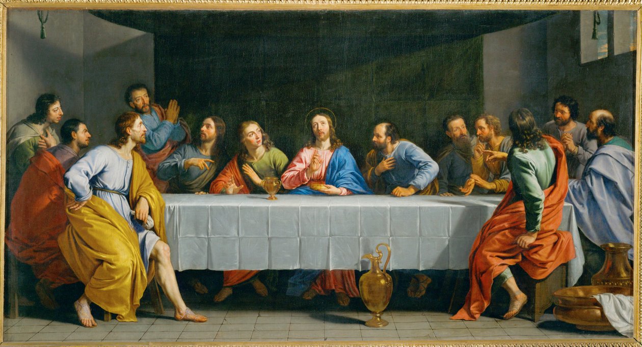 La Cene, disons La petite Cene - la Cène ... - Philippe de Champaigne
