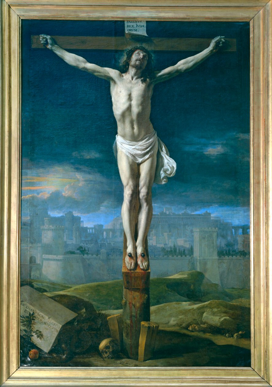 Le Christ en croix - Christ on the cross ... - Philippe de Champaigne