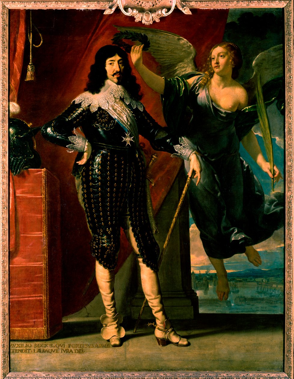 Louis XIII - portrait de son couronnement par Victory - Philippe de Champaigne