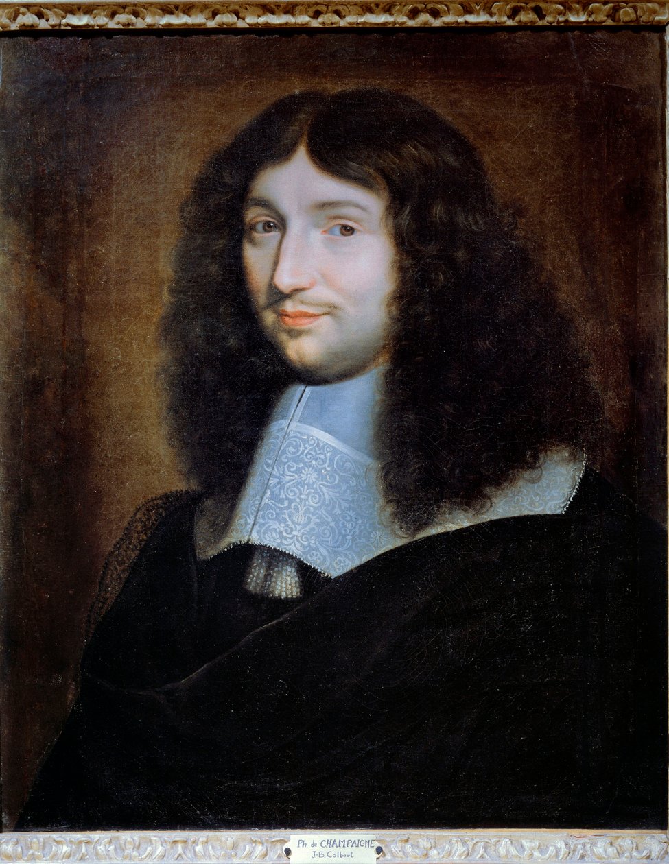 Portrait présumé de Jean-Baptiste Colbert (1619-1683), intendant des finances de Louis XIV - Philippe de Champaigne