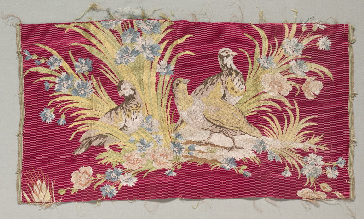 Fragment de soie, avant 1779 - Philippe de Lasalle